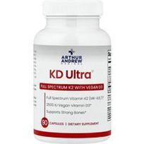 Arthur Andrew Medical, KD Ultra®, plataus spektro K2 su veganišku D3, 90 kapsulių