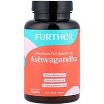 Further Food, Ashwagandha, Premium Full Spectrum, 120 kapsulių