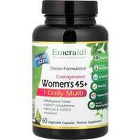 Emerald Laboratories, Koenzimuotas moterims 45+ 1 kartą per dieną vartojamas multivitaminų kompleksas, 60 daržovių kapsulių