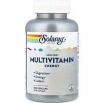 Solaray, „Spectro™“ multivitaminai, energija, 120 daržovių kapsulių
