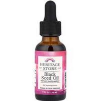 Heritage Store, Juodųjų sėklų aliejus, 1 fl oz (30 ml)