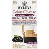Hyleys Tea, Storosios žarnos valymas, gervuogės, be kofeino, 25 arbatos maišeliai, 1,32 uncijos (37,5 g)
