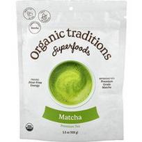 Organic Traditions, Supermaistas, aukščiausios kokybės arbata, matcha, 100 g