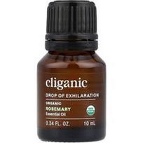 Cliganic, Lašas džiaugsmo™, ekologiškas rozmarinų eterinis aliejus, 0.34 fl oz (10 ml)