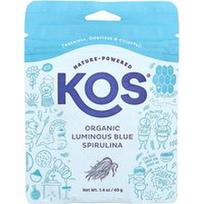 KOS, Ekologiški šviečiantys mėlynos spirulinos milteliai, 1.4 uncijos (40 g)