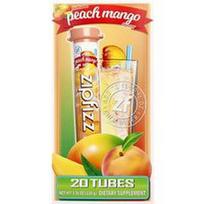 Zipfizz, Energetinių gėrimų mišinys, persikų mangas, 20 tūbelių, po 0.39 uncijos (11 g)