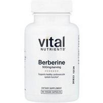 Vital Nutrients, Berberinas, 500 mg, 60 veganiškų kapsulių