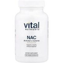 Vital Nutrients, NAC, 600 mg, 100 veganiškų kapsulių