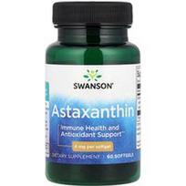 Swanson Vitamins, Astaksantinas, 4 mg, 60 minkštųjų gelių