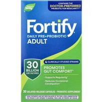 Nature's Way, Fortify®, kasdienis prebiotikas + probiotikas, suaugusiesiems, 30 pailginto atpalaidavimo kapsulių