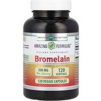 Amazing Nutrition, Bromelainas, 500 mg, 120 daržovių kapsulių