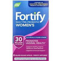 Nature's Way, „Fortify®“ moterims skirtas kasdienis prebiotikas + probiotikas, 30 milijardų KFV, 30 pailginto atpalaidavimo kapsulių
