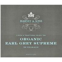Harney & Sons, Juodoji arbata, ekologiška Earl Grey Supreme, 50 arbatos maišelių, 3.17 oz (90 g)