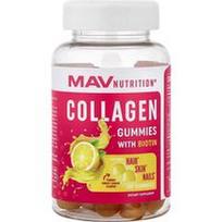 MAV Nutrition, Kolageno guminukai su biotinu, saldžioji citrina, 60 guminukų