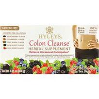 Hyleys Tea, Storosios žarnos valymas, arbatos kolekcija asorti, be kofeino, 42 folijos vokų arbatos maišeliai, 2.22 oz (63 g)