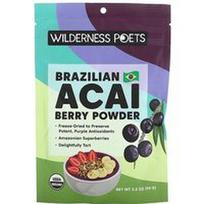 Wilderness Poets, Organiniai braziliški acai uogų milteliai, 99 g