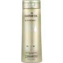 Giovanni, Išlyginamasis ricinos aliejaus kondicionierius, visų tipų plaukams, 13.5 fl oz (399 ml)