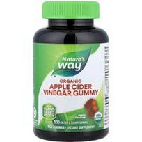 Nature's Way, Organiniai obuolių sidro acto guminukai, obuoliai, 60 guminukų (250 mg viename guminuke)