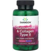 Swanson Vitamins, Gliukozaminas ir II tipo kolagenas, 90 kapsulių