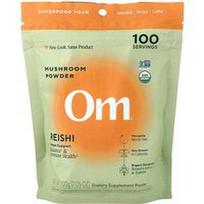 Om Mushrooms, Grybų milteliai, Reishi, 7.05 uncijos (200 g)