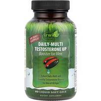 Irwin Naturals, Kasdienis kelių testosterono stiprintuvas ® vyrams, 60 skystų minkštų gelių