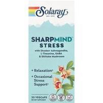 Solaray, „SharpMind™“ stresas, 30 daržovių kapsulių