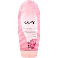 Olay, Moisture Ribbons Plus kūno prausiklis, taukmedžio + bijūnų žiedų natos, 18 fl oz (532 ml)