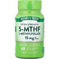 Nature's Truth, 5-MTHF L-metilfolatas, 60 greito atpalaidavimo kapsulių (7,5 mg vienoje kapsulėje)
