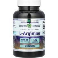 Amazing Nutrition, L-argininas, 1 000 mg, 120 tablečių