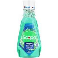 Crest, Taikymo sritis®, Outlast™, Burnos skalavimo skystis, Šviežios mėtos, 16.9 fl oz (500 ml)