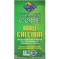 Garden of Life, „Vitamin Code®“, RAW Calcium™, 60 vegetariškų kapsulių