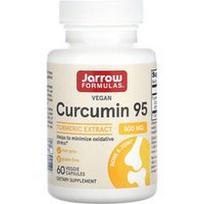 Jarrow Formulas, Kurkuminas 95, ciberžolės ekstraktas, 500 mg, 60 vegetariškų kapsulių