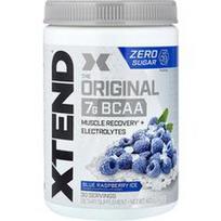 XTEND, BCAA amino rūgštys „7G BCAA“, mėlynųjų aviečių su ledu skonio, 405 g