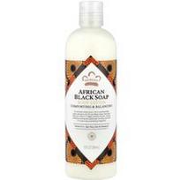 Nubian Heritage, Kūno losjonas, afrikietiškas juodasis muilas, 13 fl oz (384 ml)