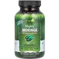 Irwin Naturals, „Mighty Moringa®“, 60 skystų minkštųjų kapsulių