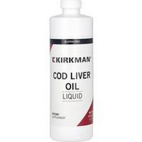 Kirkman Labs, Menkių kepenų aliejaus skystis, 16 fl oz (473 ml)