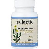Eclectic Herb, Kiaulpienės lapai, palaikantys kraujotaką ir širdies sveikatą, 200 mg, 90 daržovių kapsulių