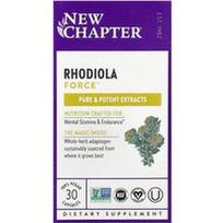 New Chapter, Rhodiola Force™, 30 veganiškų kapsulių (300 mg vienoje kapsulėje)