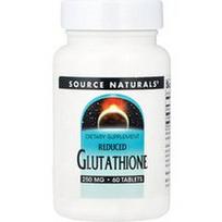 Source Naturals, Redukuotas glutationas, 60 tablečių