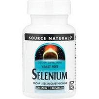 Source Naturals, Selenas, 120 tablečių