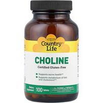 Country Life, Cholinas, 266 mg, 100 tablečių