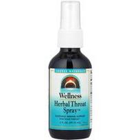 Source Naturals, „Wellness“, žolelių gerklės purškalas™, 59,14 ml