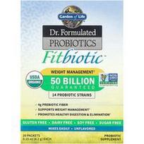 Garden of Life, Dr. suformuluoti probiotikai, fitbiotikai™, be skonio, 50 milijardų KSV, 20 pakelių, po 0,15 uncijos (4,2 g)