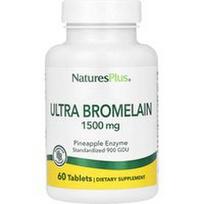 NaturesPlus, Ultra bromelainas, 1500 mg, 60 tablečių