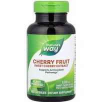 Nature's Way, Vyšnių vaisių, saldžiųjų vyšnių ekstraktas, 180 kapsulių (500 mg vienoje kapsulėje)