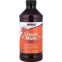 NOW Foods, Skystas multivitaminas, miško uogų, 473 ml