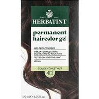Herbatint, Nuolatinis plaukų dažymo gelis, 4D, auksinis kaštonas, 5,75 fl uncijos (170 ml)