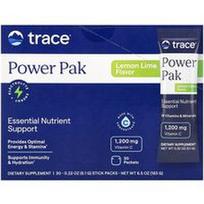 Trace, „Power Pak“, citrinų ir laimų skonio, 30 pakelių po 6,1 g (0,22 uncijos)
