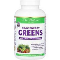 Paradise Herbs, ORAC Energy® Greens, 120 vegetariškų kapsulių