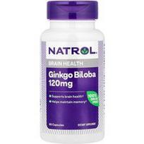 Natrol, Ginkmedis, 60 kapsulių